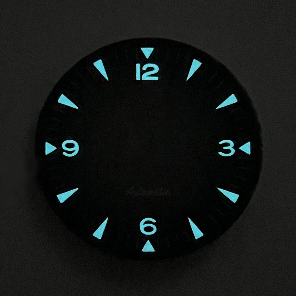 31mm Sterile Watch Dial for NH38A NH35A with BGW9 Lume Rail Master Homage