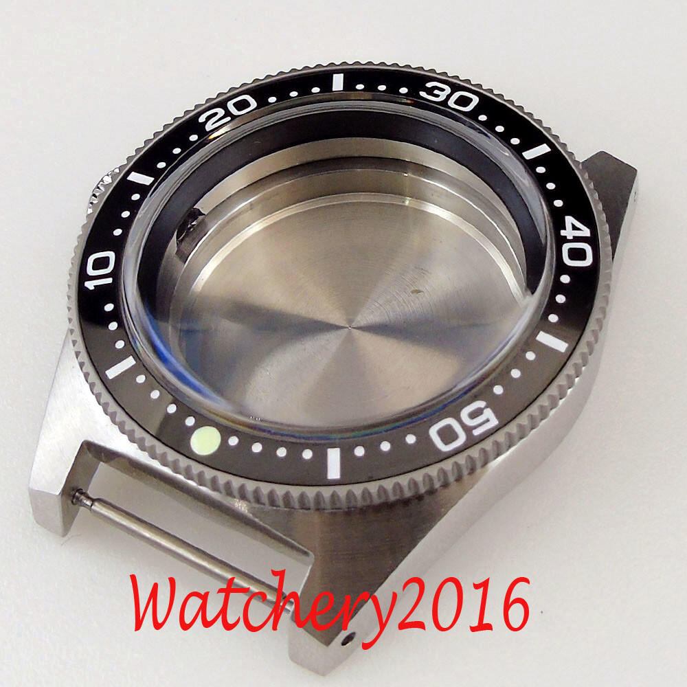 300m Dive 62MAS Watch Case for NH35 NH36 PT5000 ETA2824 Movement Domed Sapphire