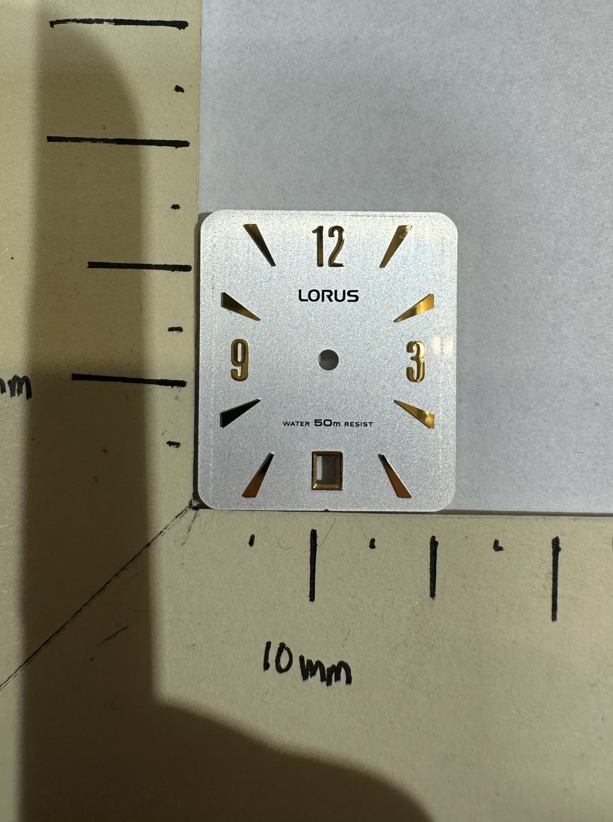 Genuine Lorus Watch Dial & Hand Set – 25mm x 22mm – Perfect for Restoration!