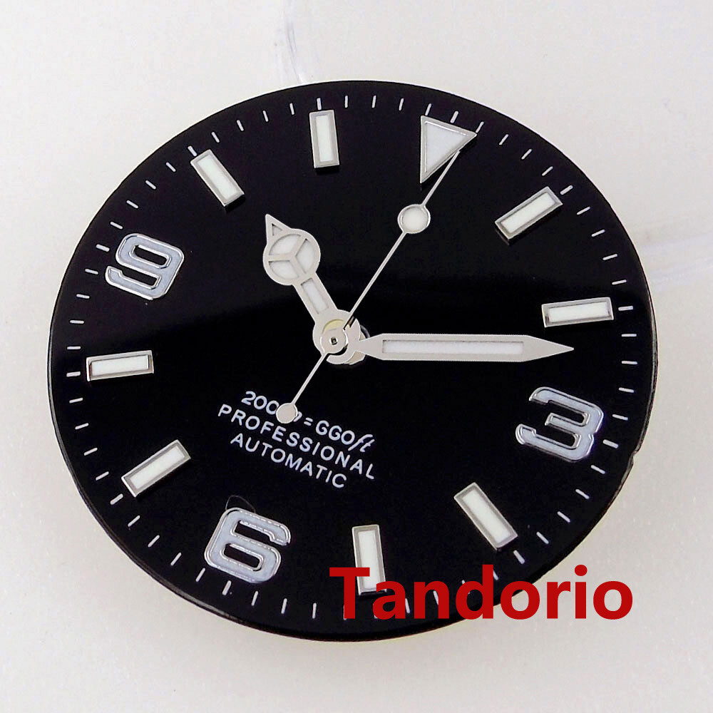 Bliger 29mm Watch Dial Face Fit NH35 NH36 Miyota 8215 ETA 2824 PT5000 Lume Index