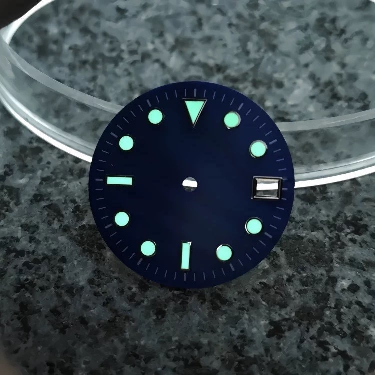 28.5MM Color Luminous Abalone Shell Watch Dial Date for NH35 Movement Accessorie