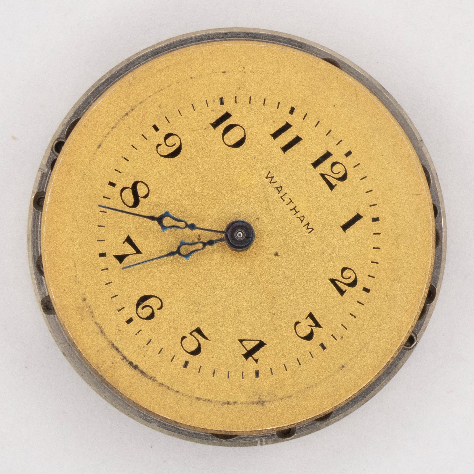 Waltham Grade No. 166 0-Size 15-Jewel Antique Pocket Watch Movement, Runs