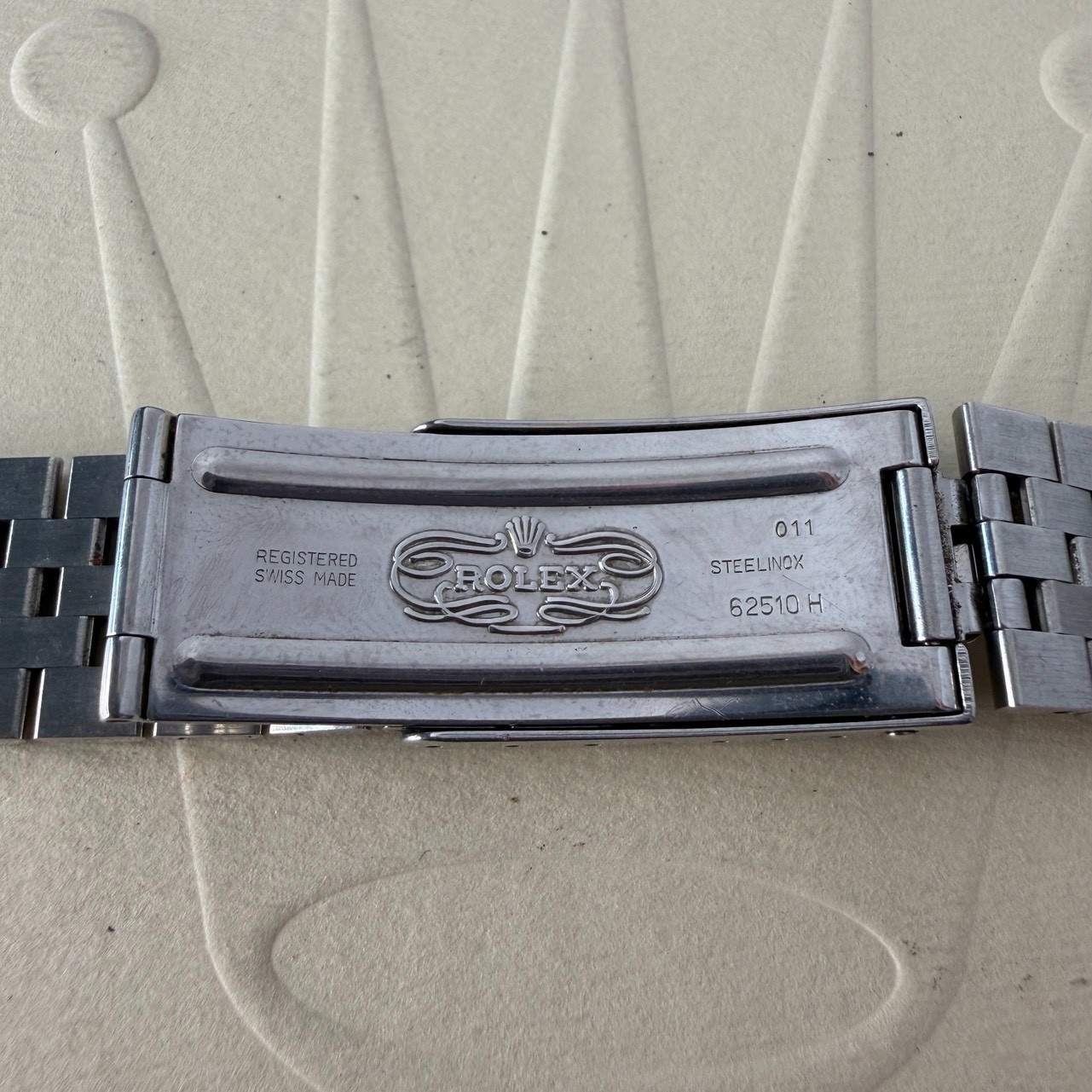 ROLEX Link Jubilee bracelet 62510H 555 SS 20Link 100%Authentic C7981