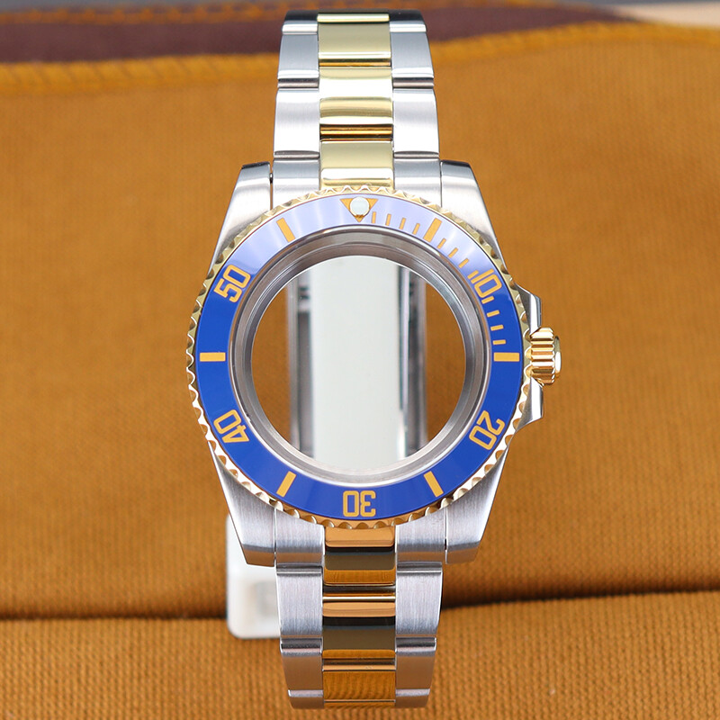 40mm diver Watch Cases 904 Strap Sapphire For Seiko Nh35 Nh36 nh38 Eta2824 8215