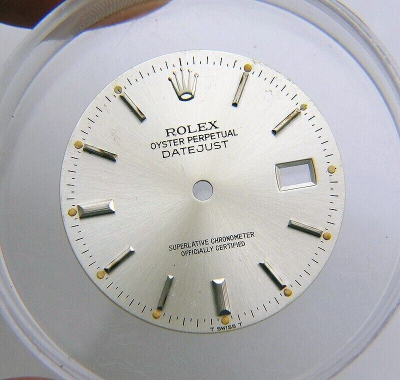 Genuine Rolex Datejust 36mm Silver Cream Dial 16014 16200 16220 16030 OCWC 2911