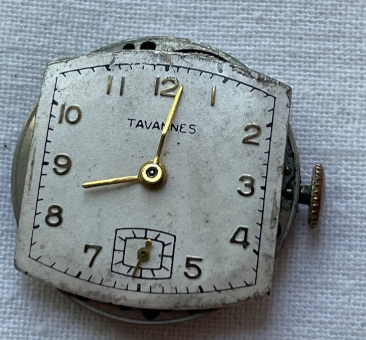 Tavannes TXW – movement for mens watch AS IS, good balance, lot1407