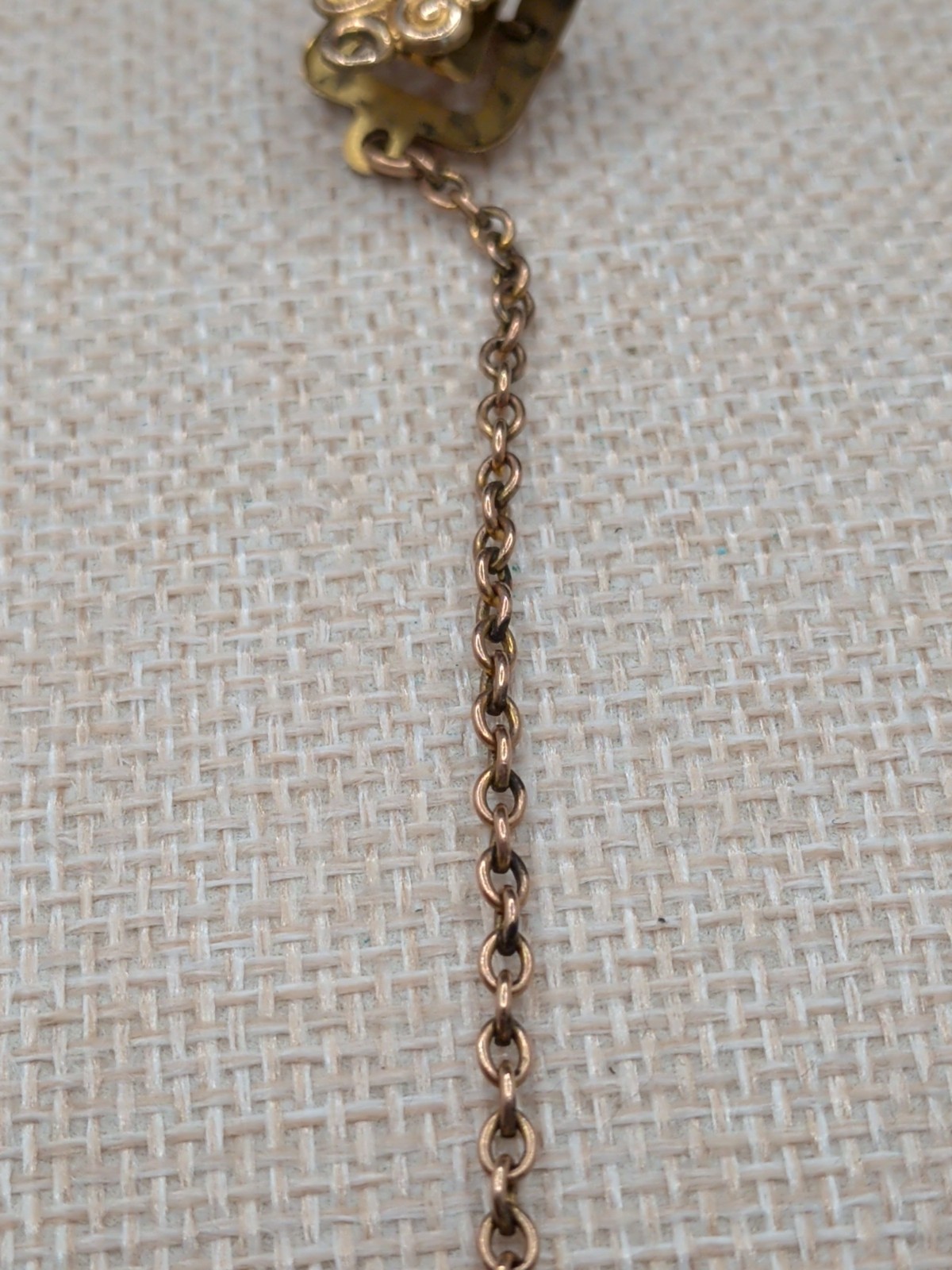 Antique Bates Bacon Pocket Watch Vest Clip Chain Salvage Repair Part Lot