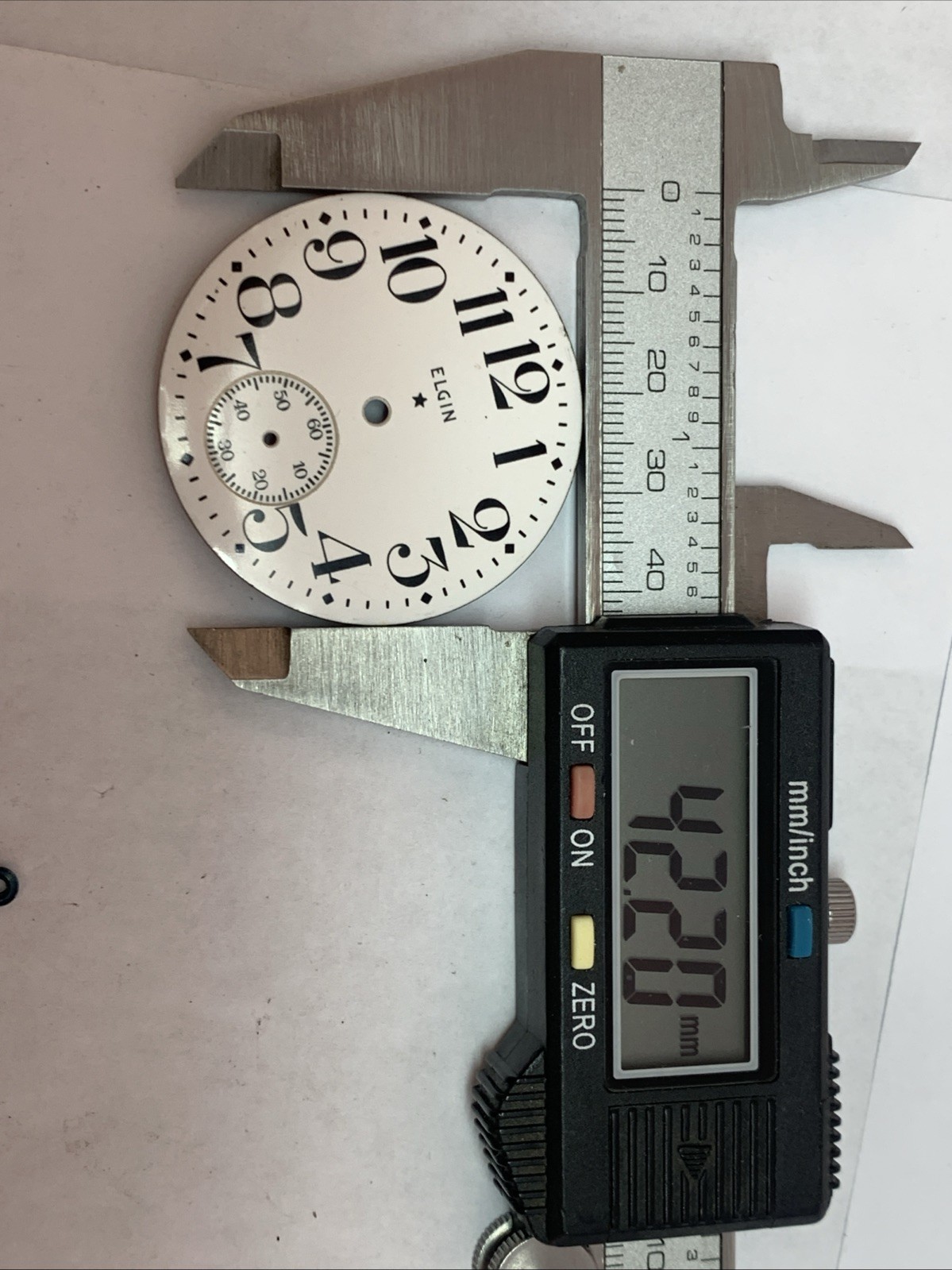 New Old Stock Elgin Star Dial with 3 Hands size 16 – Original Watch Parts