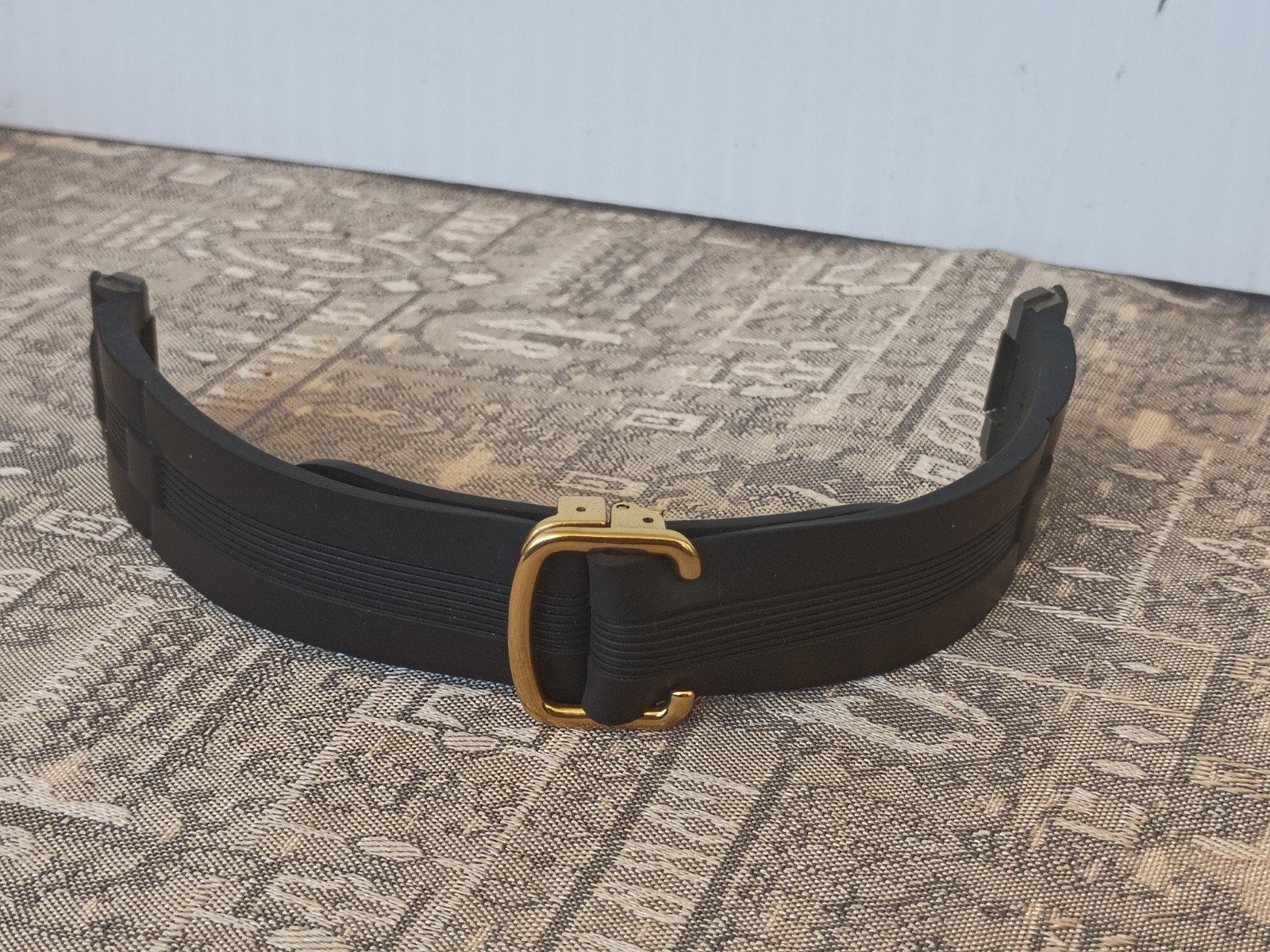 💥Original CARTIER Deployment Buckle Gold Plated 19mm Roadster 2510 W/R Strap💥