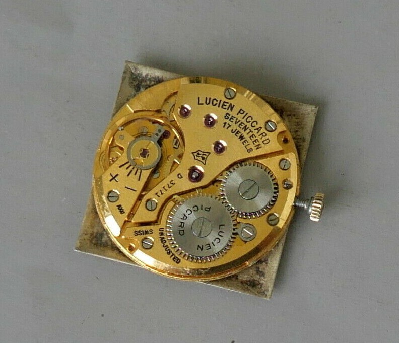 Lucien Picard R.530 watch movement 17 Jewels Manual Wind WORKING