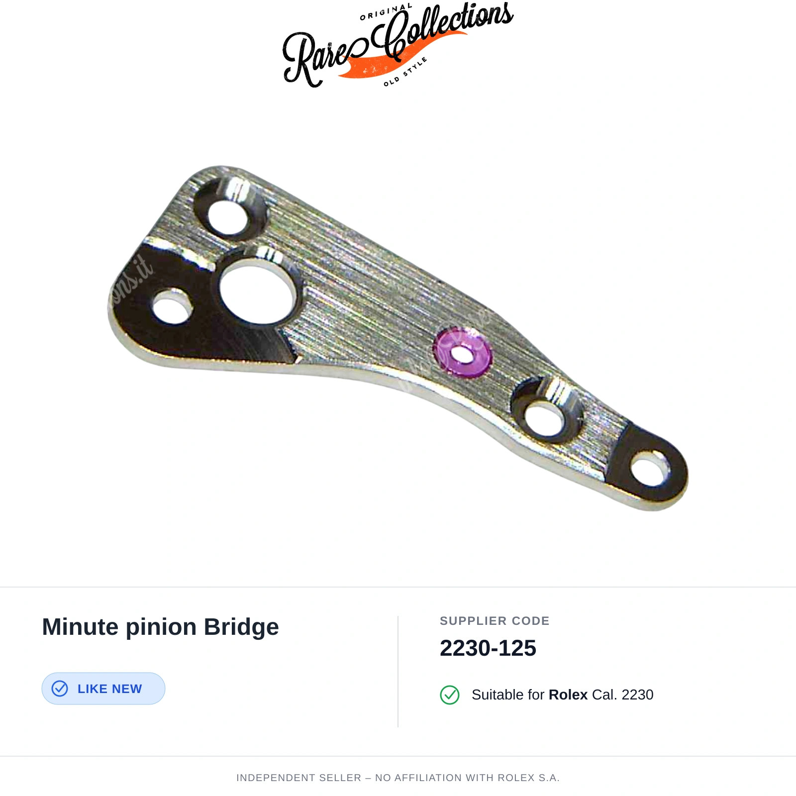 Pinion Bridge Minutes Like New for Rolex (cod. 2230-125) Minute pinion Bridg
