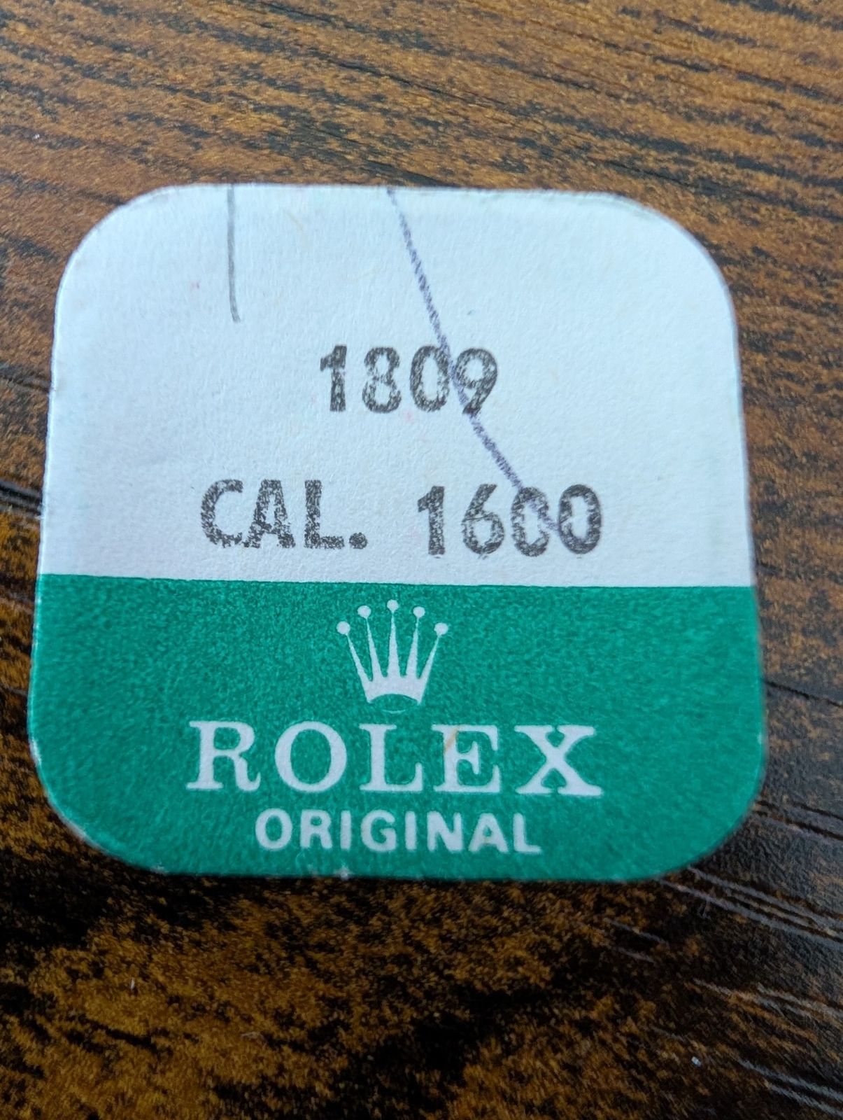 ROLEX- THIRD WHEEL -FACTORY SEALED-CAL 1600 PART 1809