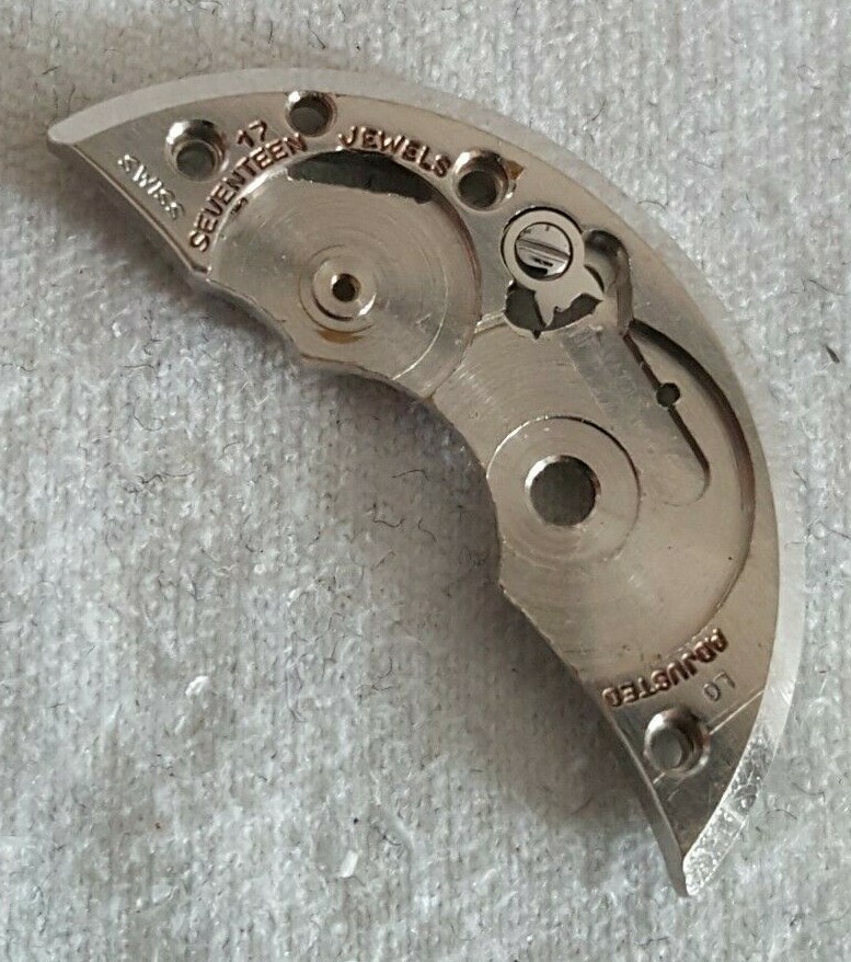 Bulova Caliber 10BC Part EB Number 105 (Barrel Bridge + Click and Screw)