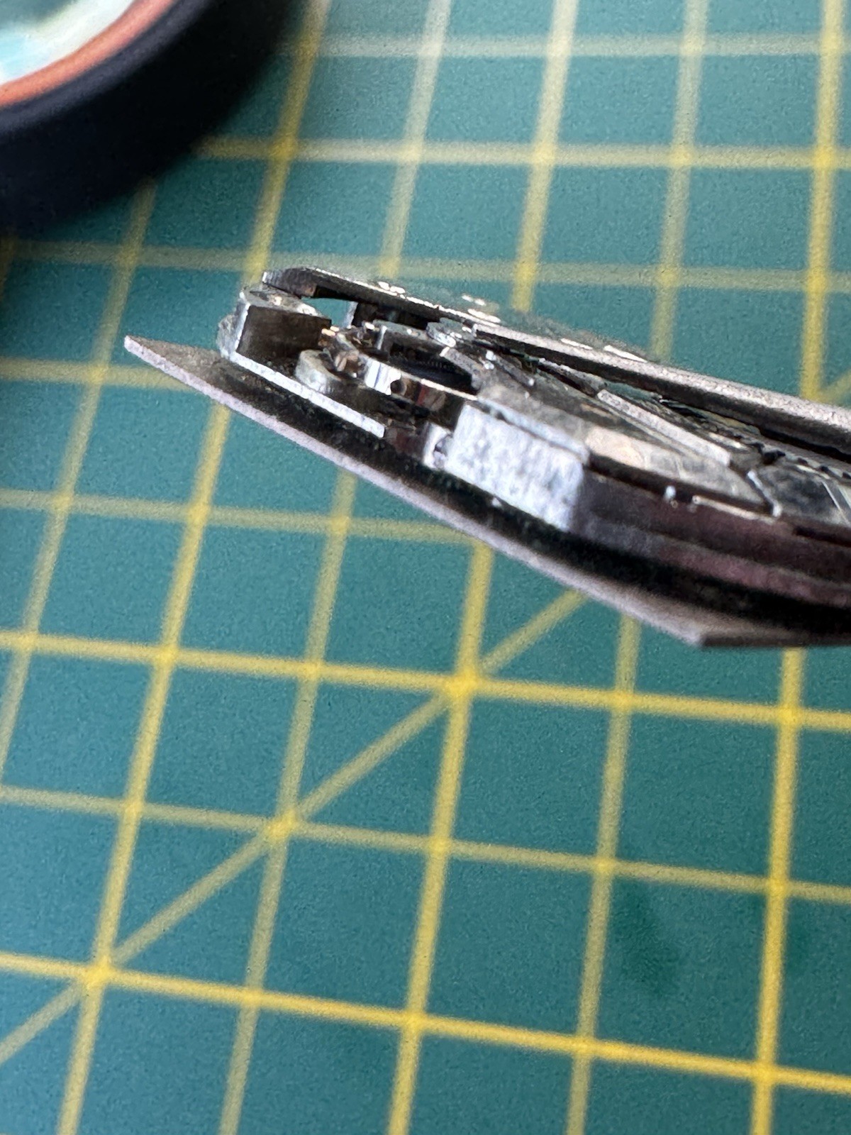 Bulova 8AH 17 Jewels Movement and Dial. Non Running. For Parts or Repair.