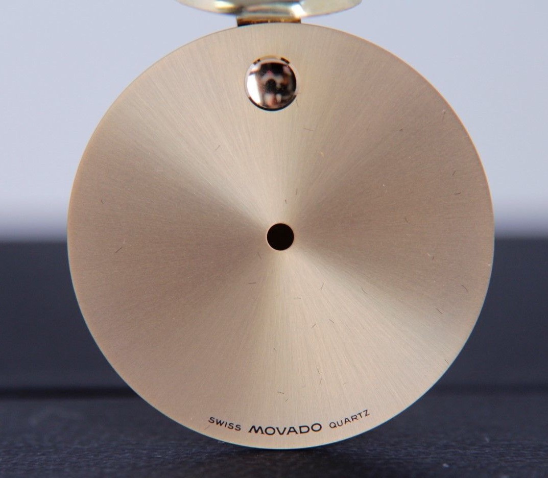MOVADO MUSEUM Watch Dial part in Gold Tone color Ref: 33 882 27mm Diameter