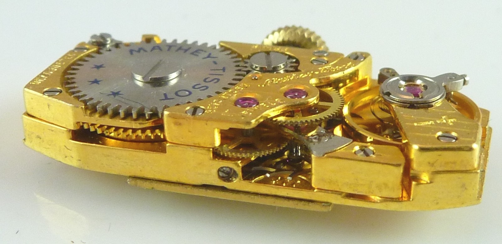Vintage Mathey – Tissot Movement – 17 Jewels – Parts / Repair