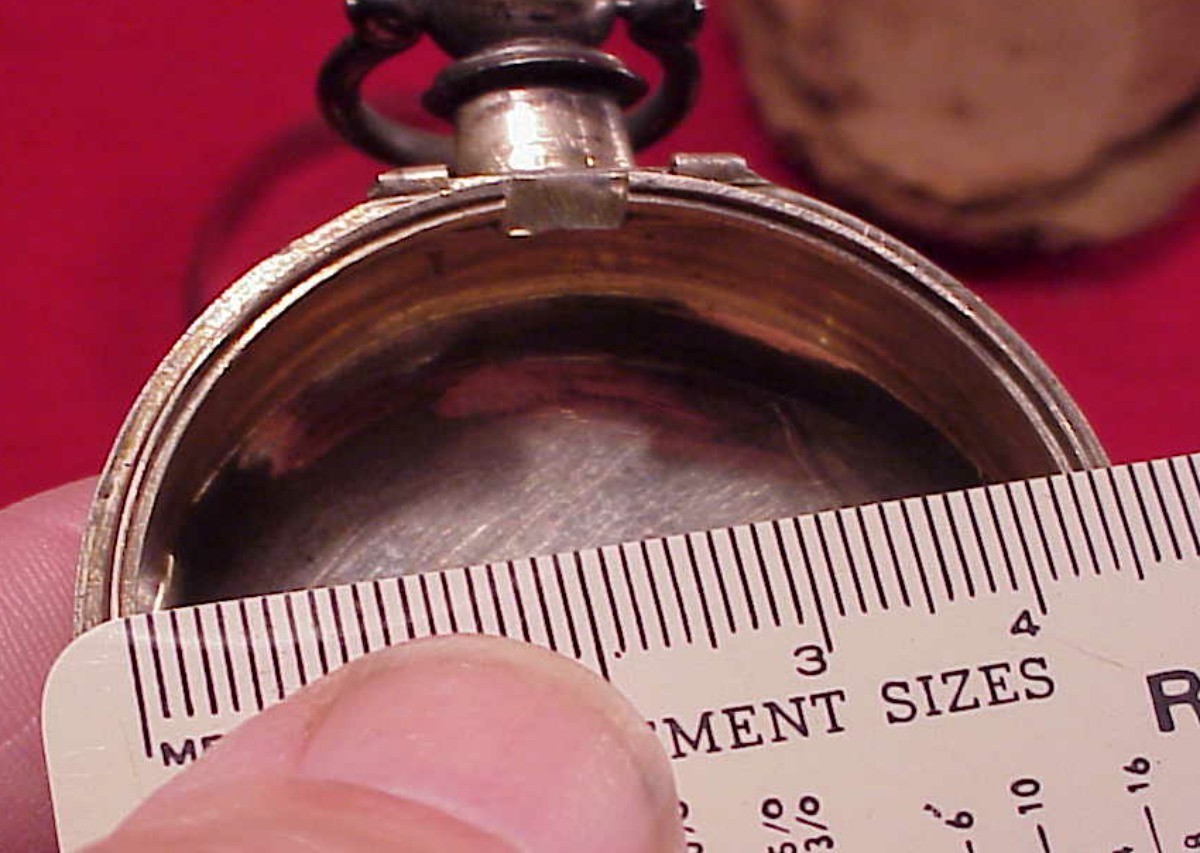 VINTAGE 55MM ENGLISH STERLING PAIR CASE PAPERS EMPTY POCKET WATCH 82.2 GRAMS