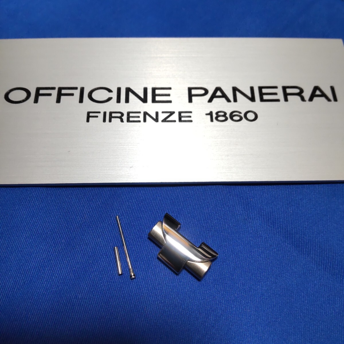 Genuine New PANERAI Watch Bracelet Link 20 mm SS Polished & Brushed Steel #483