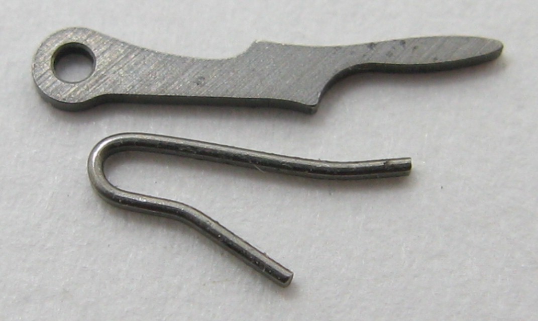 chronograph Lemania 1270 watch parts yoke #435 + spring
