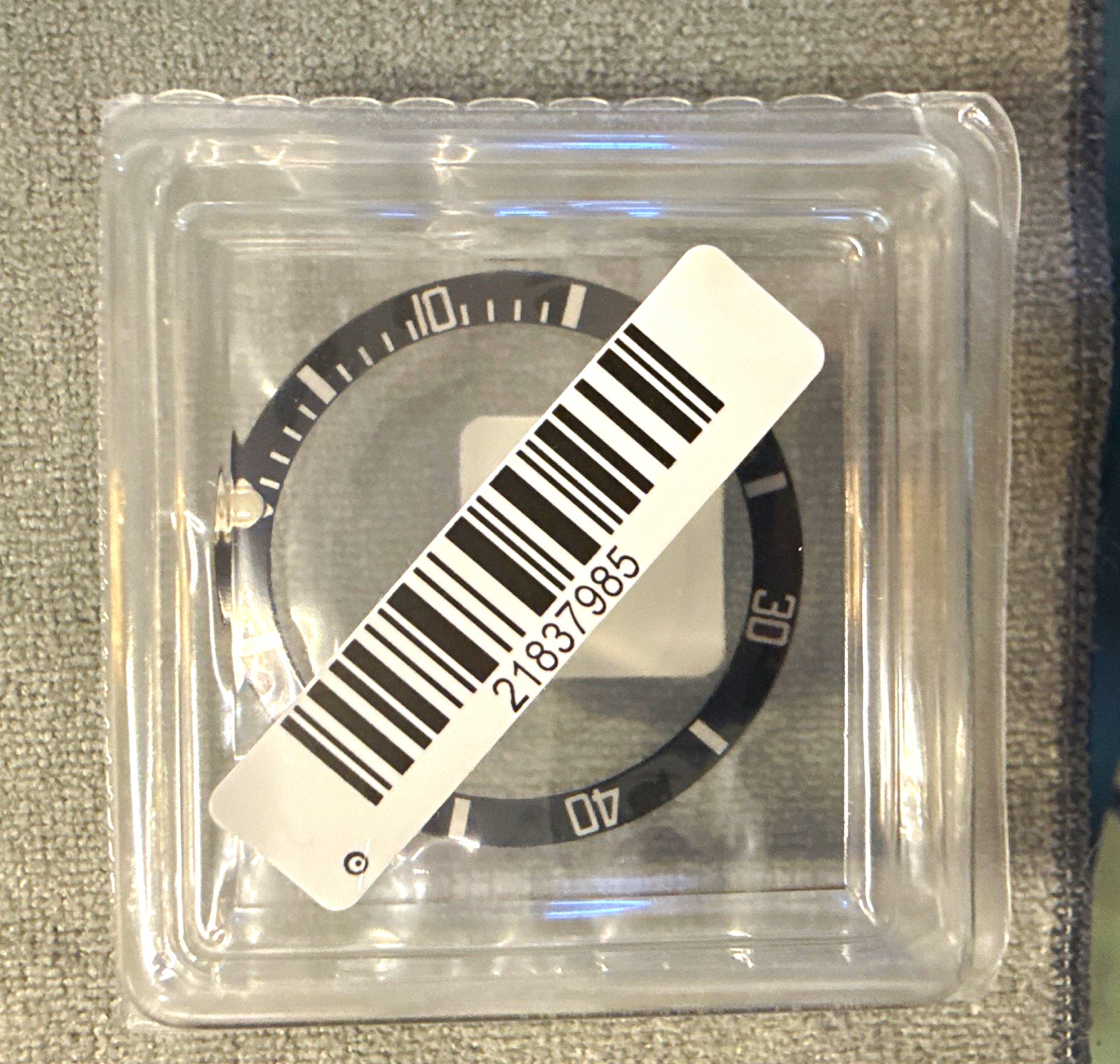 Rolex 16800 Black/Silver Aluminum Bezel Insert B315-16800-181-A1