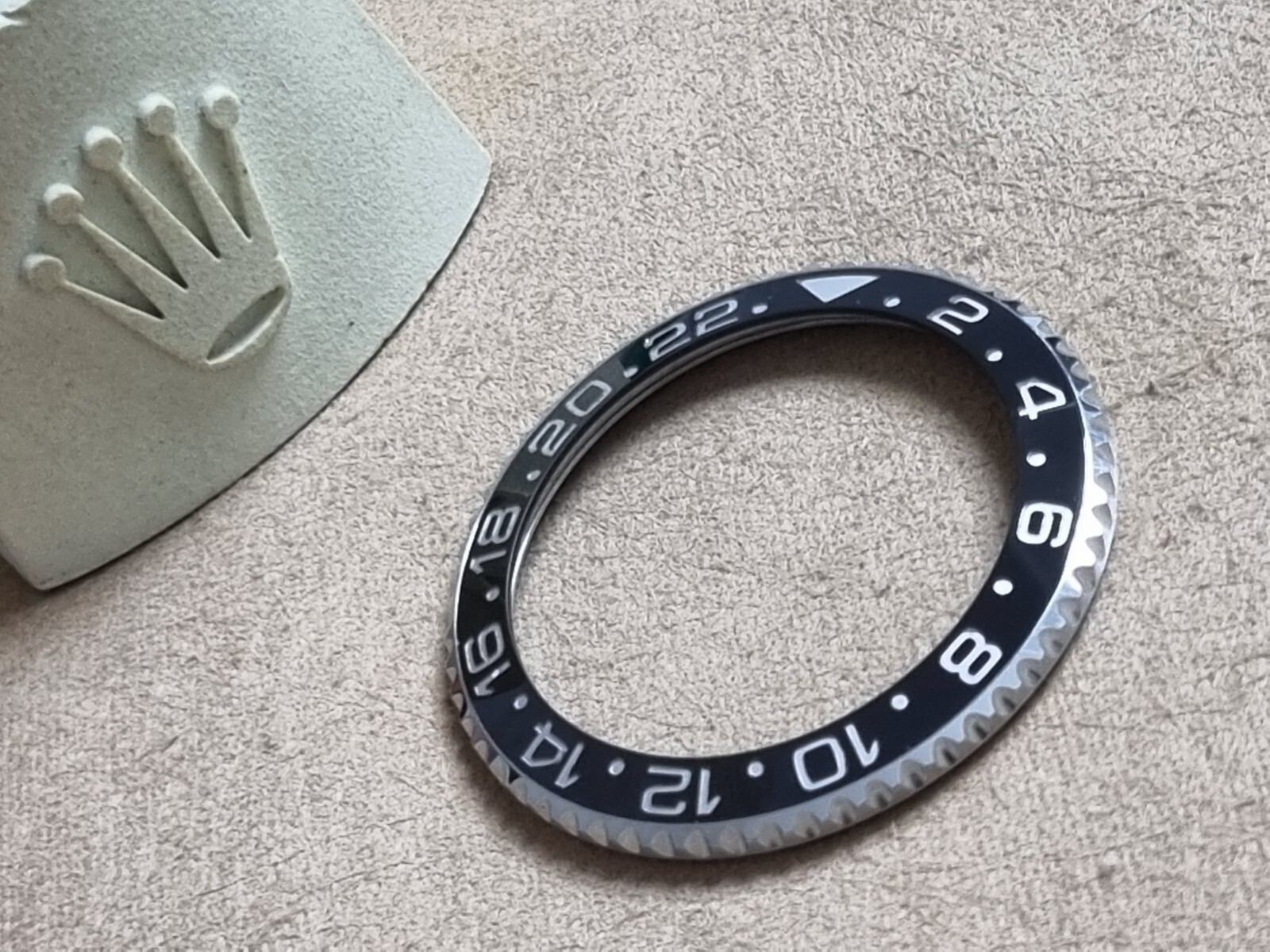 Rolex GMT Master 2 II ceramic bezel and insert black for 116710LN good condition