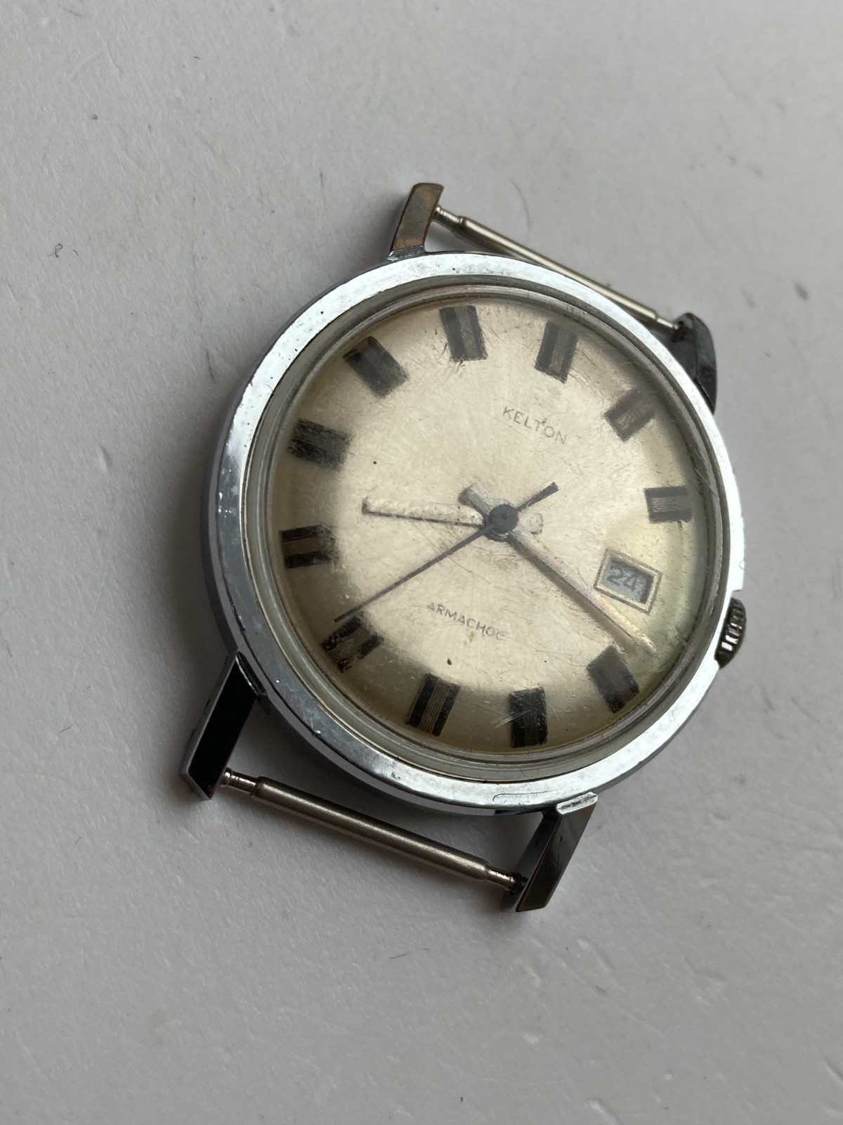VINTAGE MEN WRIST WATCH SALE FOR PARTS TIMEX KELTON 1973 GREAT BRITAIN