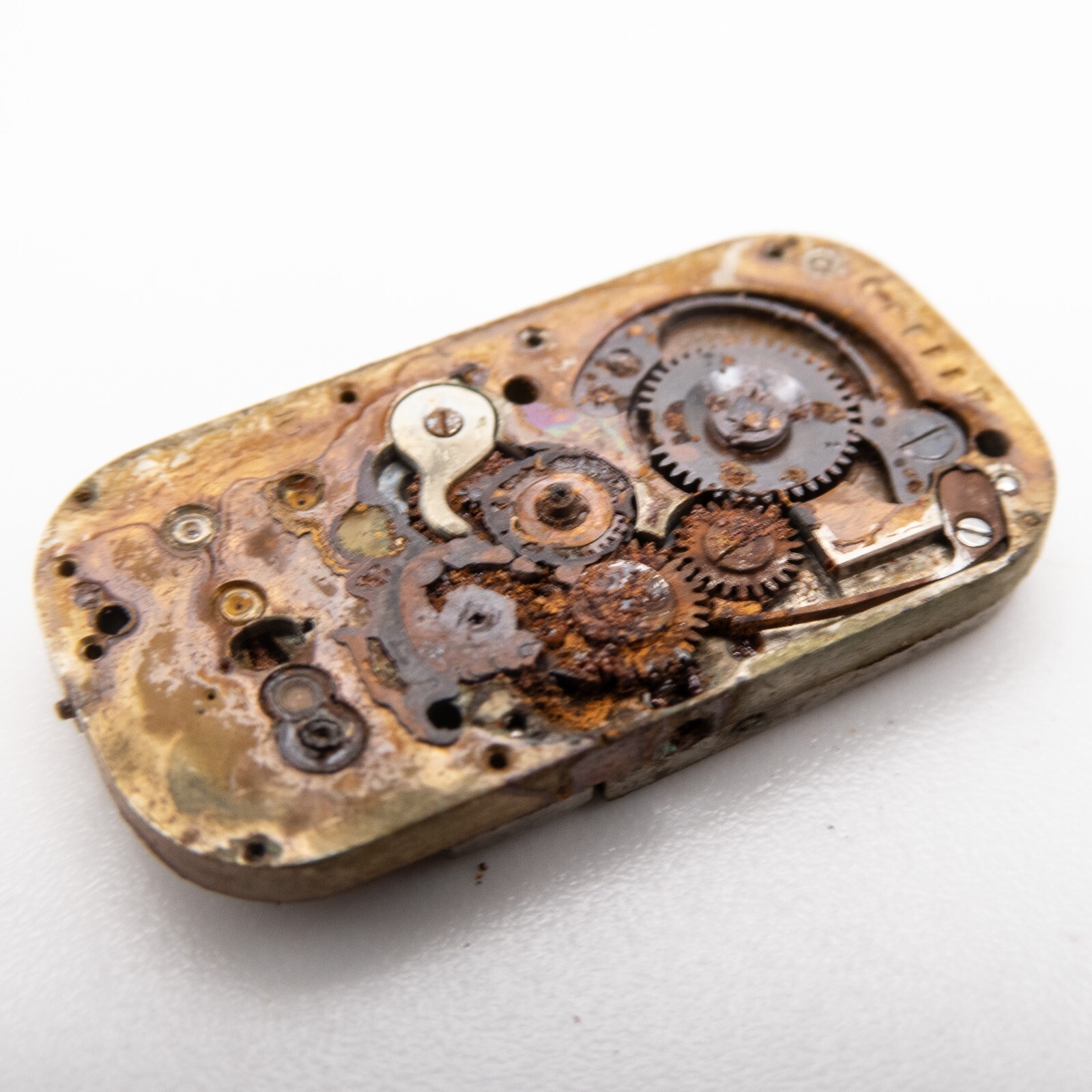 Partial Vintage Agassiz 16-Jewel 5-Adjustment Wristwatch Movement, Parts / Rep