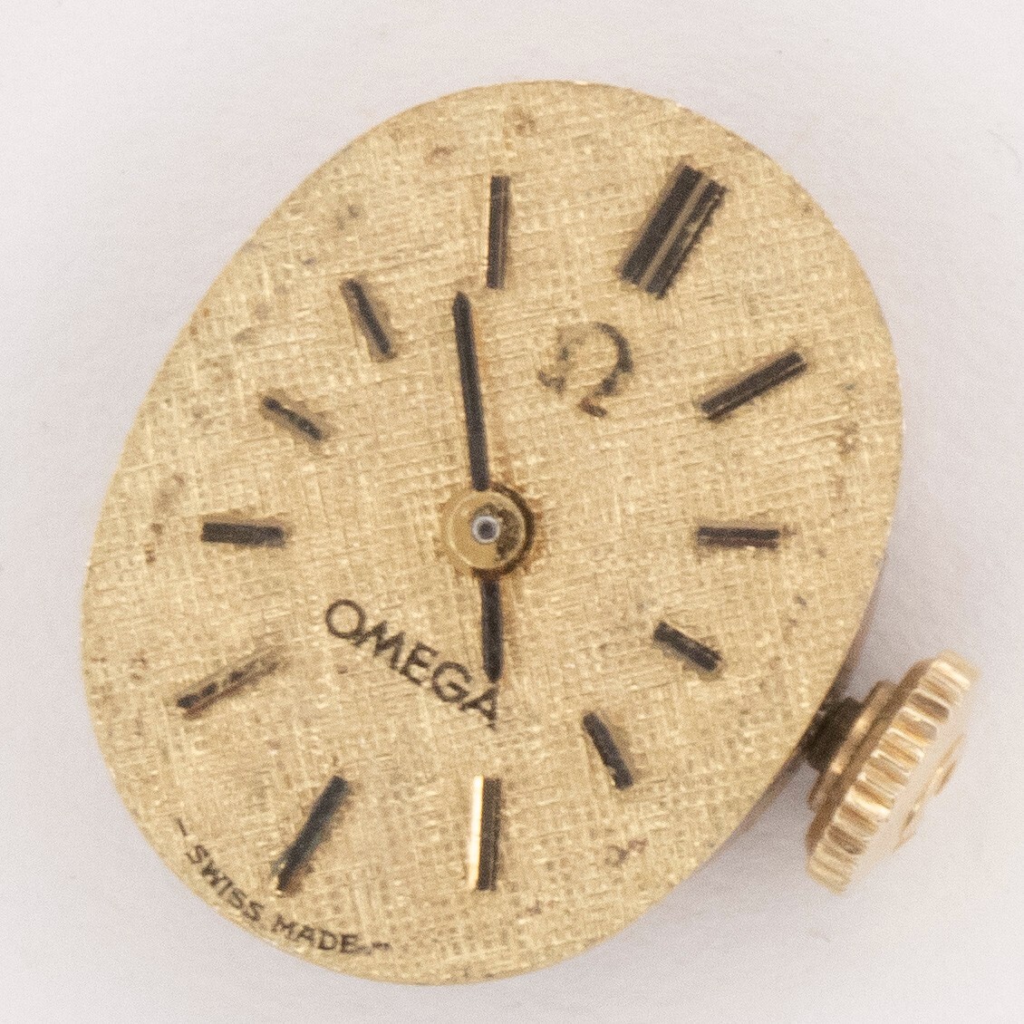 Vintage Omega Caliber 1100 17-Jewel Wristwatch Movement, Keeps Time