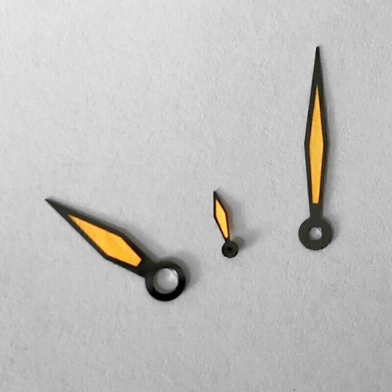 Luminous Watch Hands parts Fit Seagull ST3600 3621 ETA 6497 6498 Orange