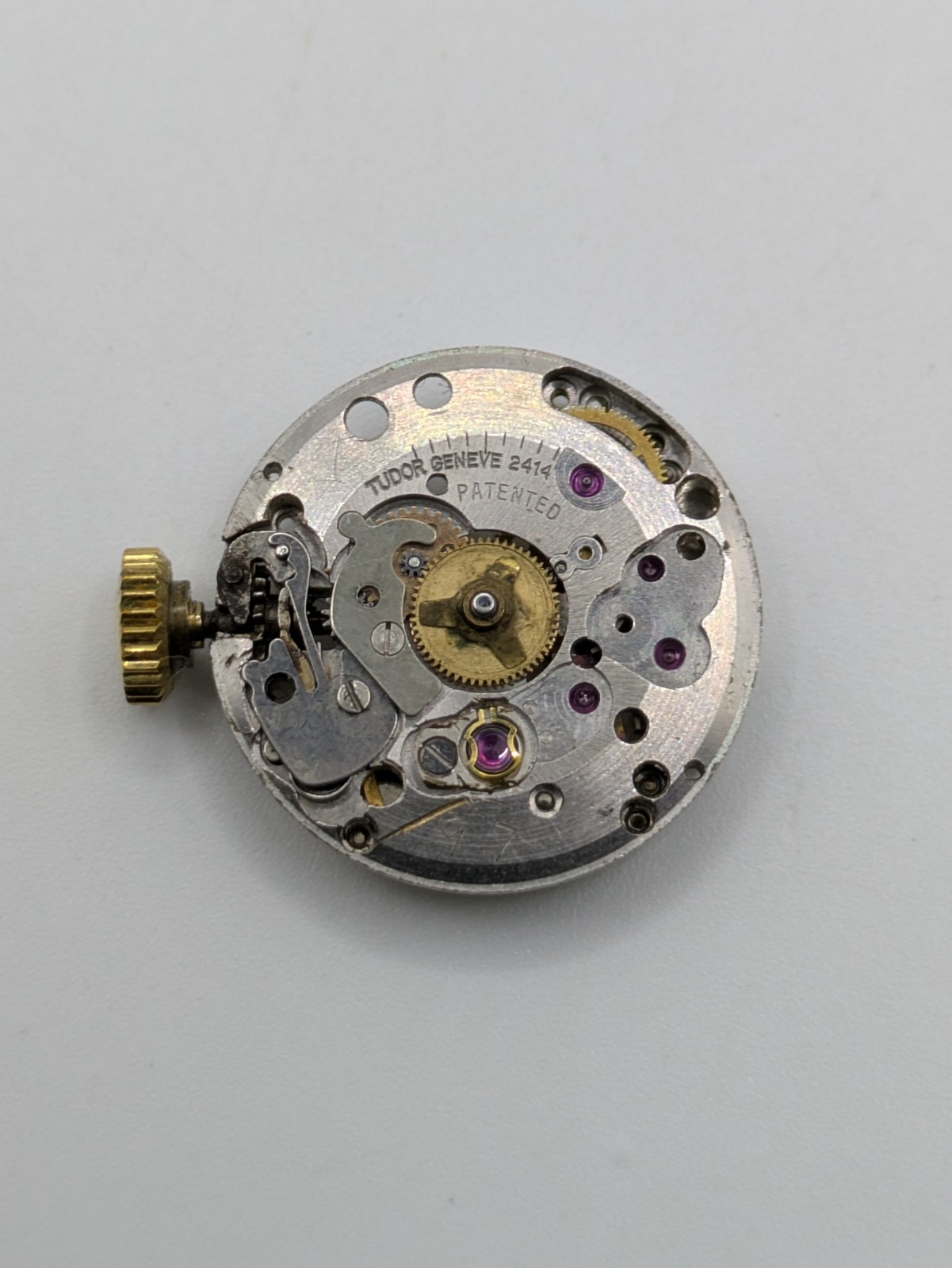 Tudor Geneve 2414 Manual Movement For Parts / Repairs See Photos / Video 18.2mm