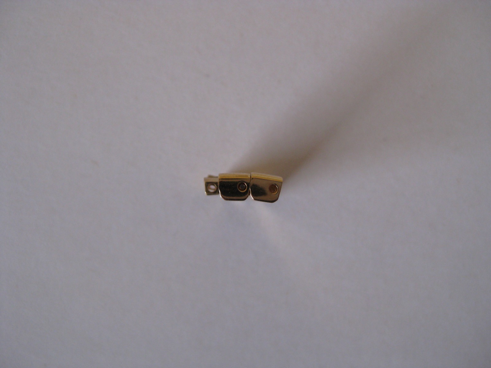 Omega 18K Solid Yellow Gold De Ville Armadillo Watch Band Link Part 19mm 2 Links