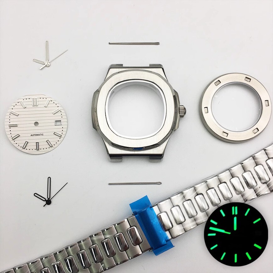 High Quality Sapphire Watch Case Kit 39mm Suitable for NH25/36/4R/NH38 Movement