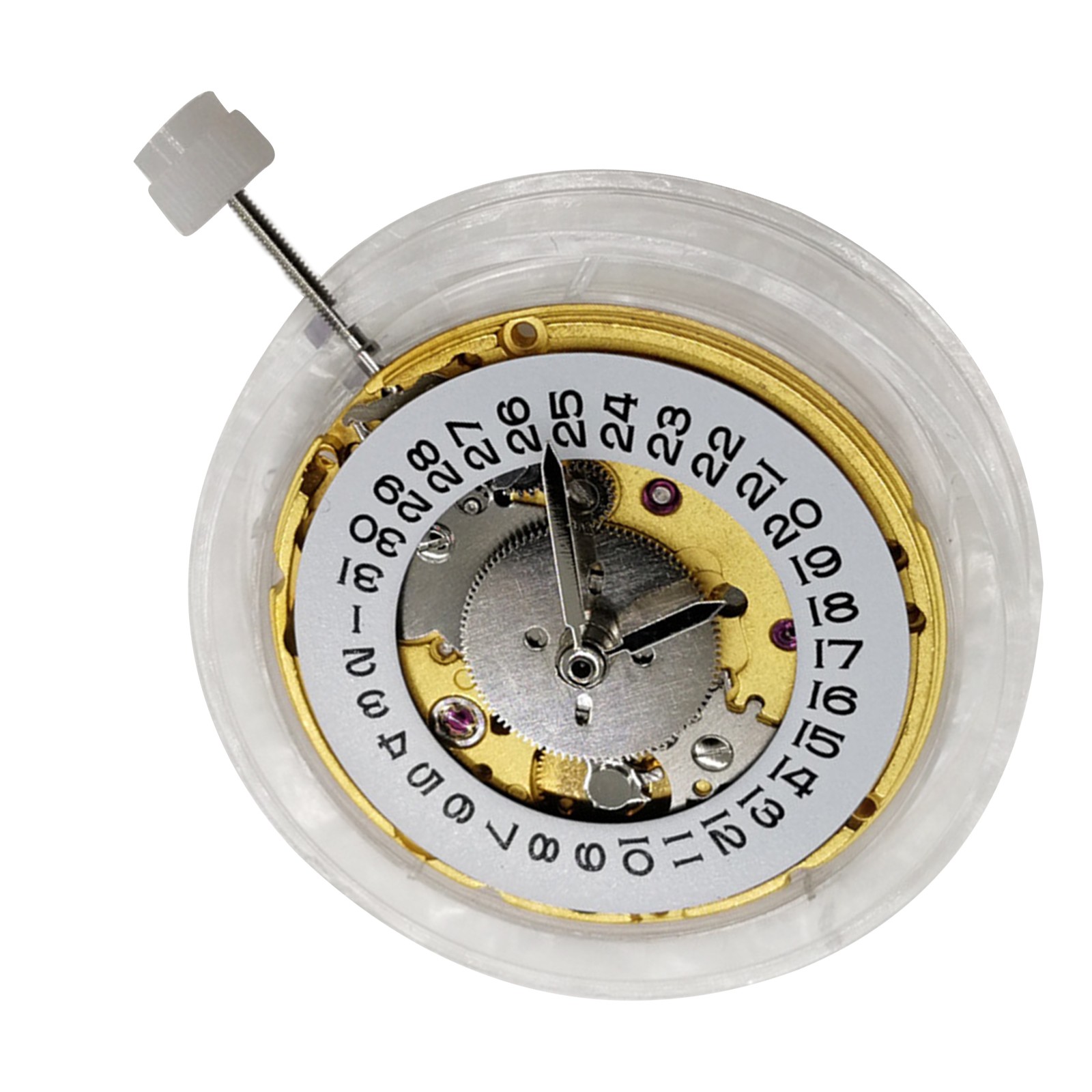 Gold Automatic Mechanical Watch Movement 4 Hands For ETA 2836-2 GMT Accessories;