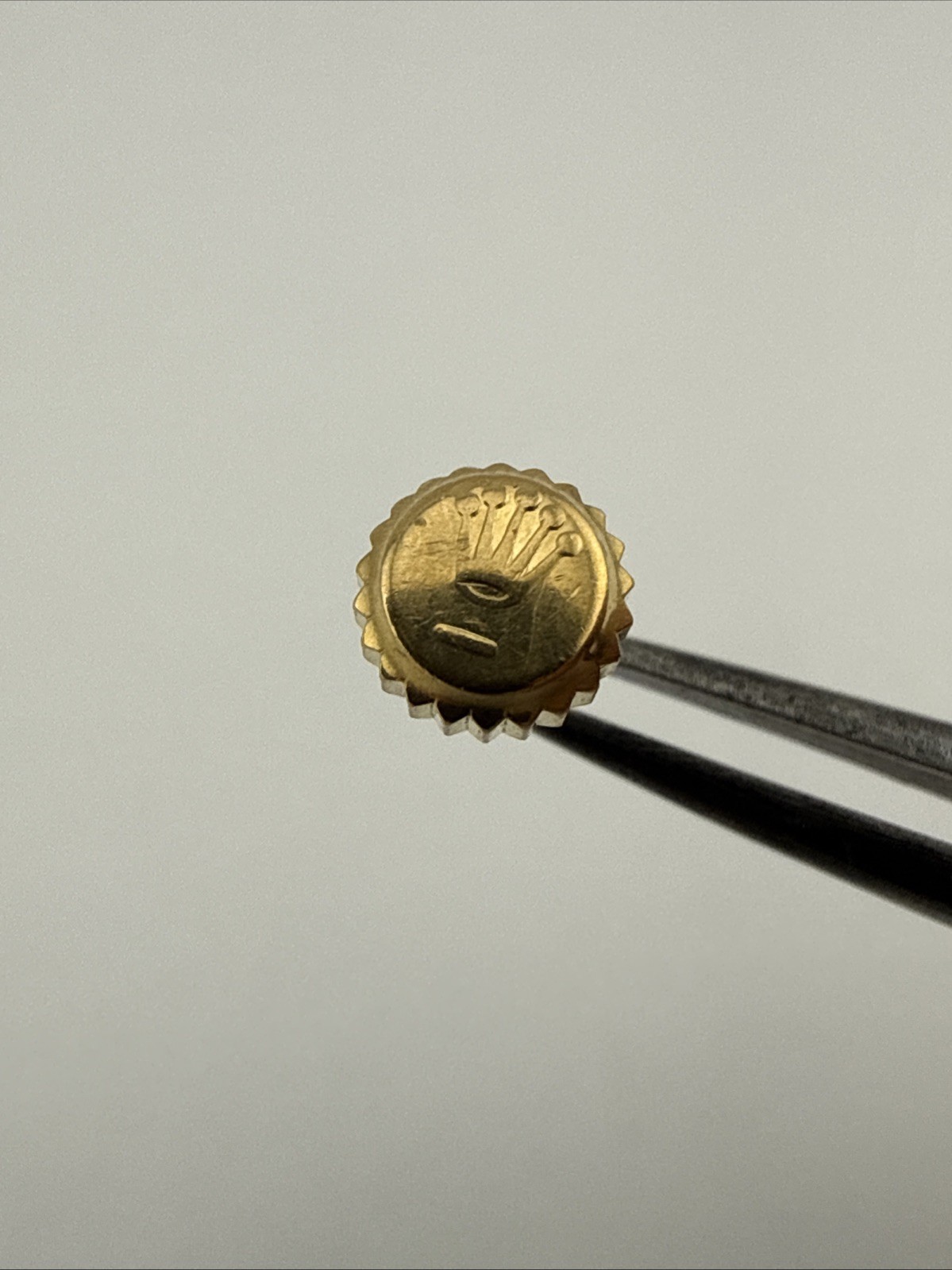 Rolex Watch Crown 18K Yellow Gold 5.2mm Original Authentic Rolex Part