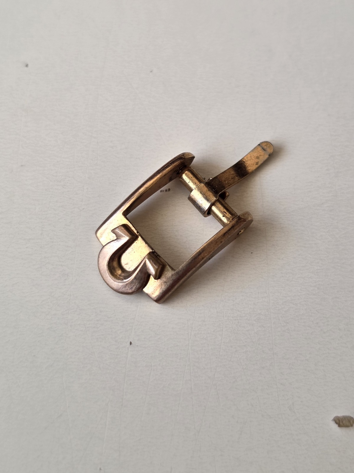 Omega Watch Buckle Lady Vintage Gold 7mm Steel Gold Watch Buckle