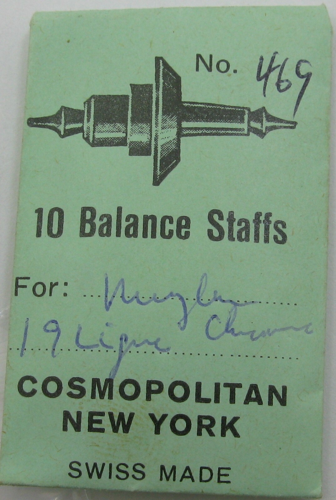 Meylan timer 19 L 609 1A staff balance #723 * Cosmopolitan NEW YORK 469 *