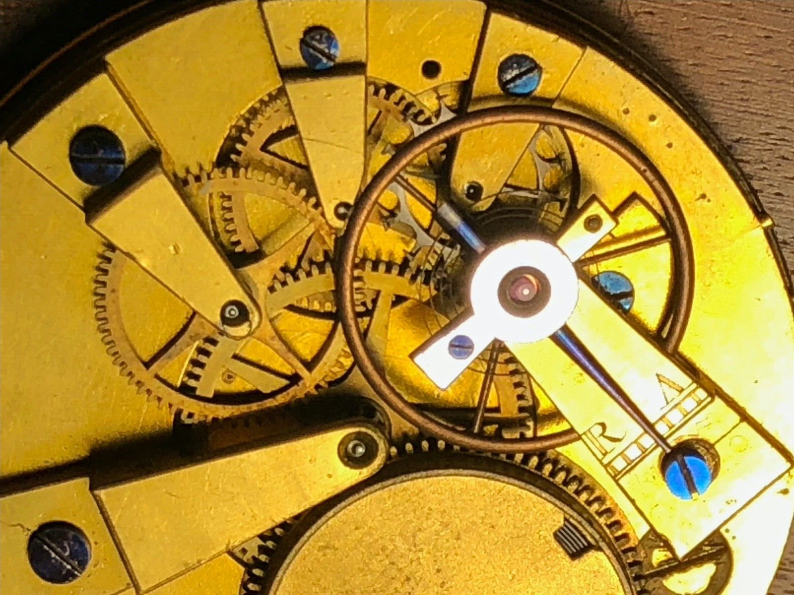 Antique Lépine/Breguet style pocket watch movement 48.5mm original Dial & Hands