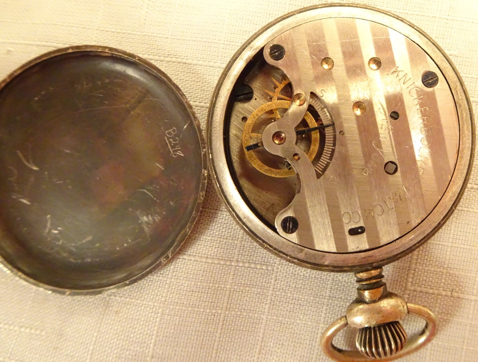 Knickerbocker Pocket Watch 6S 4J Antique Parts or Repair