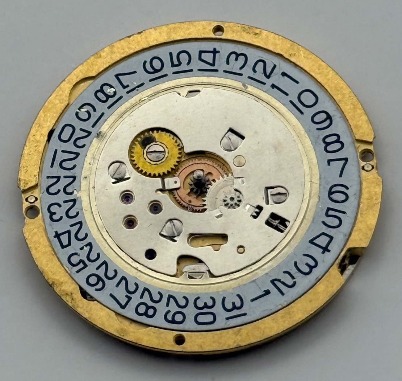 Ronda 1006 Watch Movement Quartz Swiss Date 8 Jewels Vintage Parts Repair 23.8mm