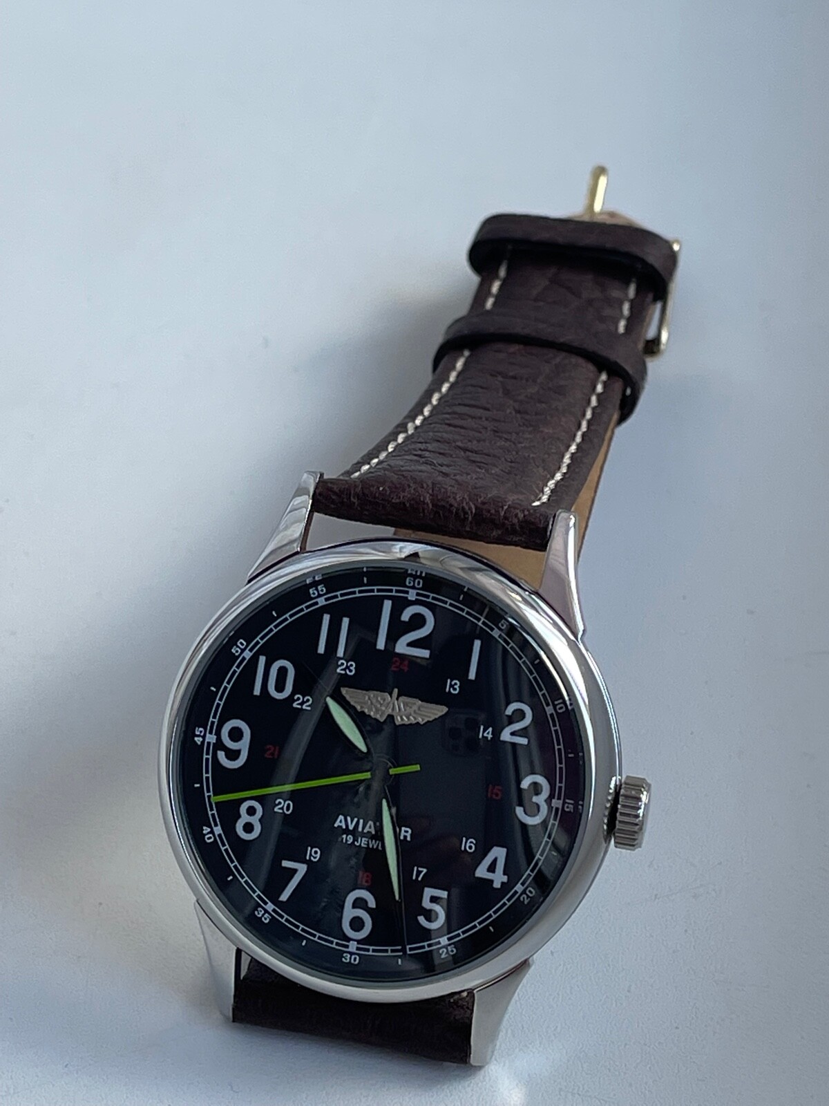RAKETA 2609 HA mechanism USSR case steel MANS WRISTWATCH NEW marriage