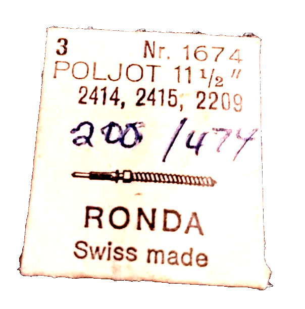 Poljot 2414 2415 2209 Winding Stem watch part #1674 200/474 one stem