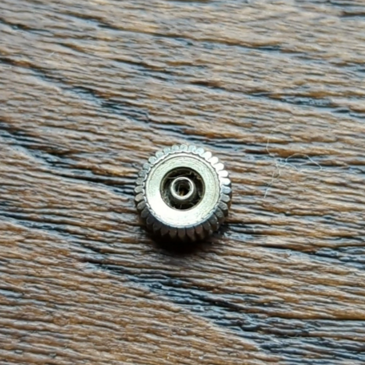 Vintage 6mm Steel Used Military or Chronograph Watch Crown Part Tap 1.1 (H68)
