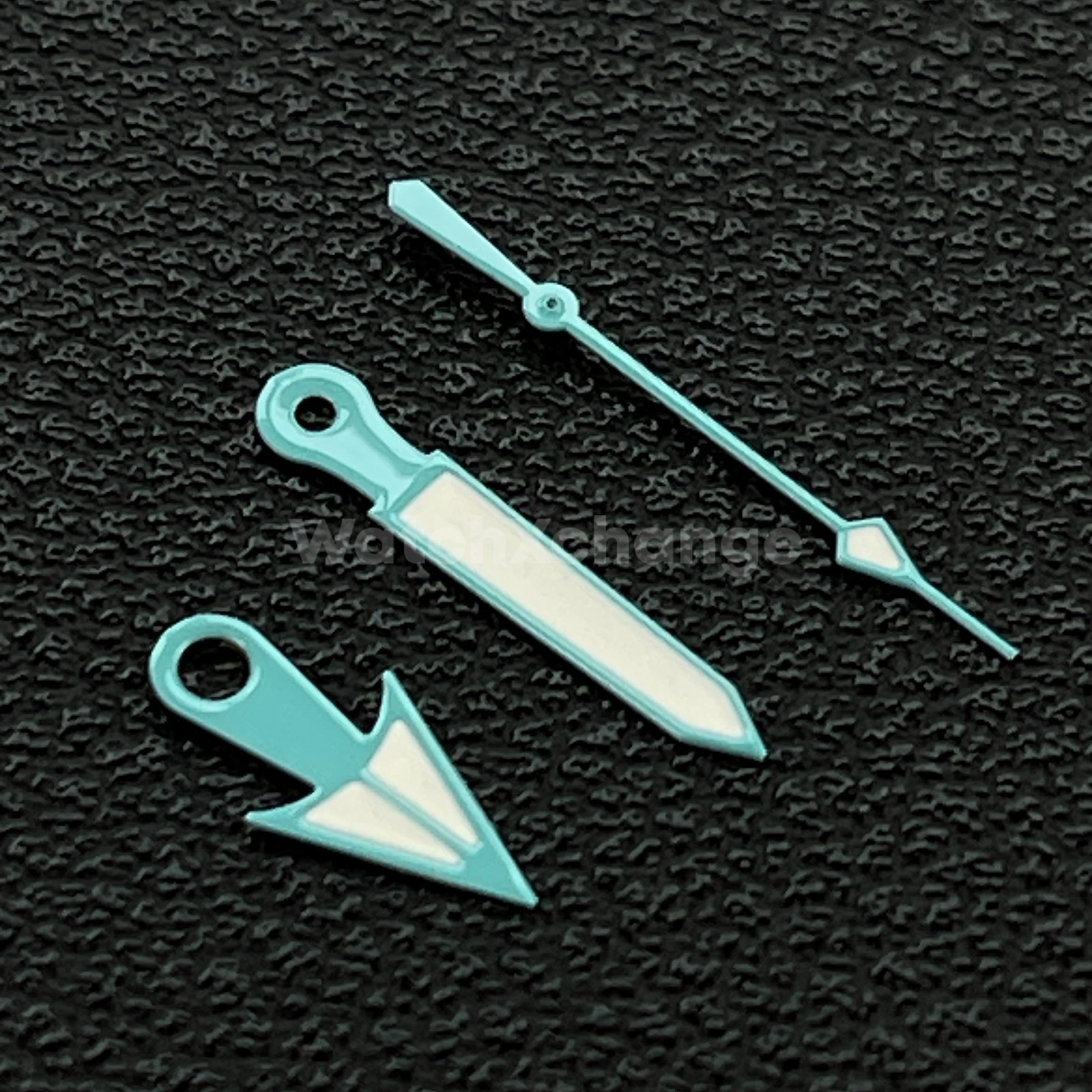 Light Baby Blue Triangle Arrow Watch Hands For Seiko NH34 NH35 NH36 4R 7S 7002