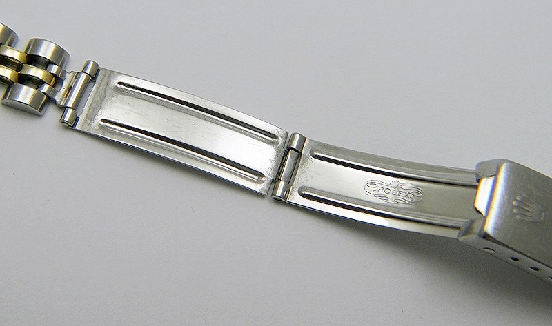 Genuine Rolex 14k Gold SS Ladies Bracelet 62523-D14 Clasp & 13mm End Links 468