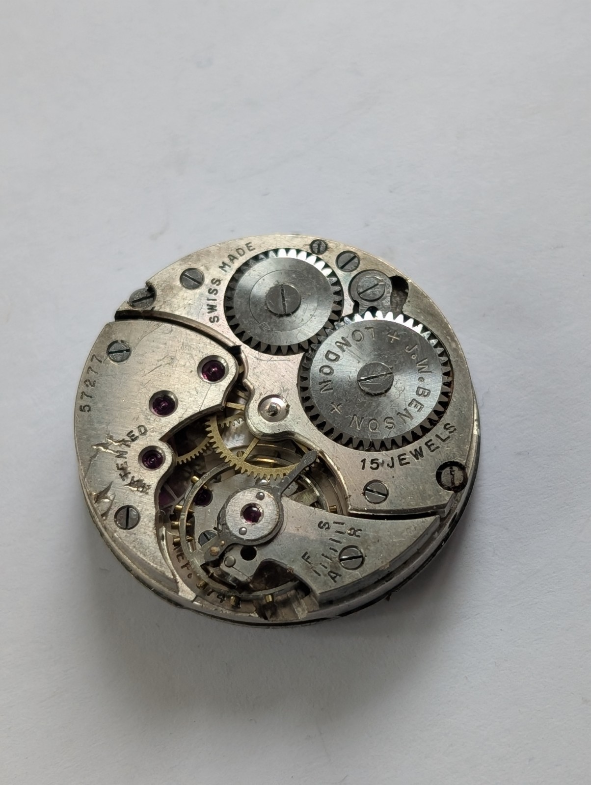Vintage Cyma 574A Mechanical Watch Movement (Spares/Repairs)