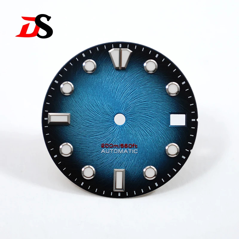 28.5mm Dial Dazzling Wind Gradient Texture for NH35/NH36 Movement BGW9 C3 Lume