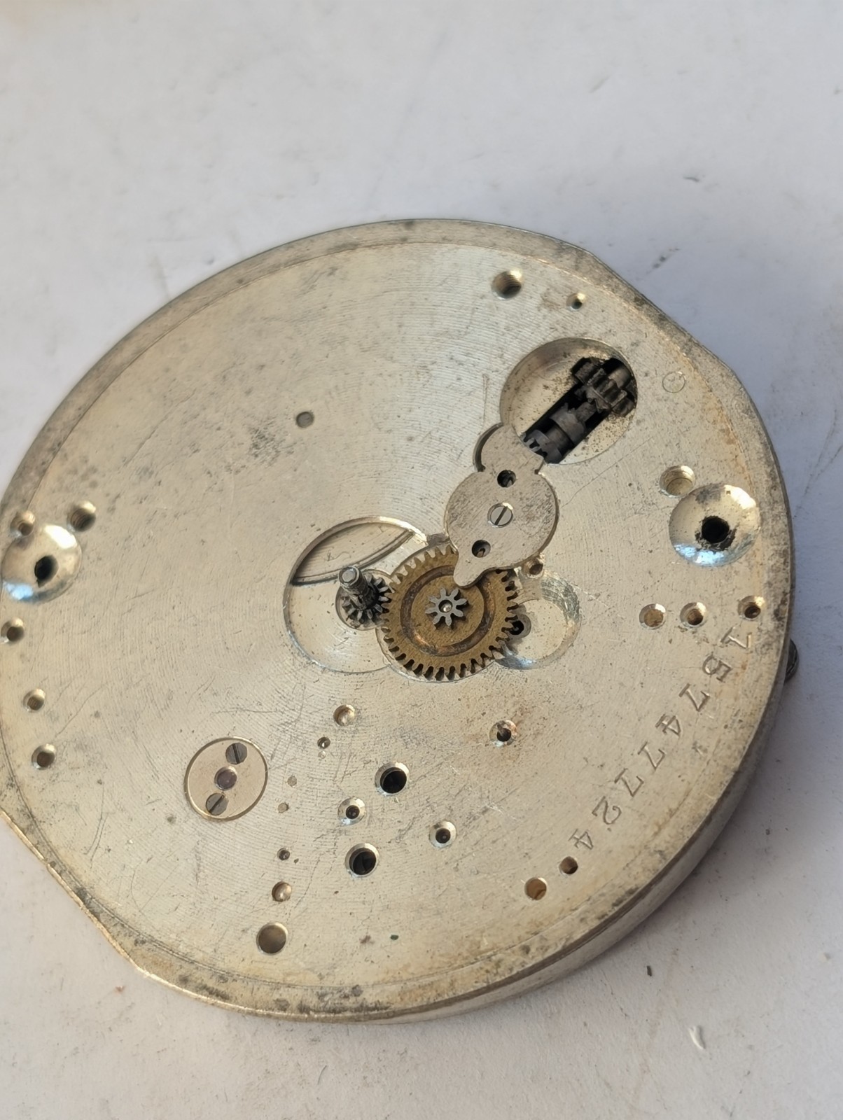 Vintage Cyma 998 Mechanical Pocket Watch Movement (Untested)