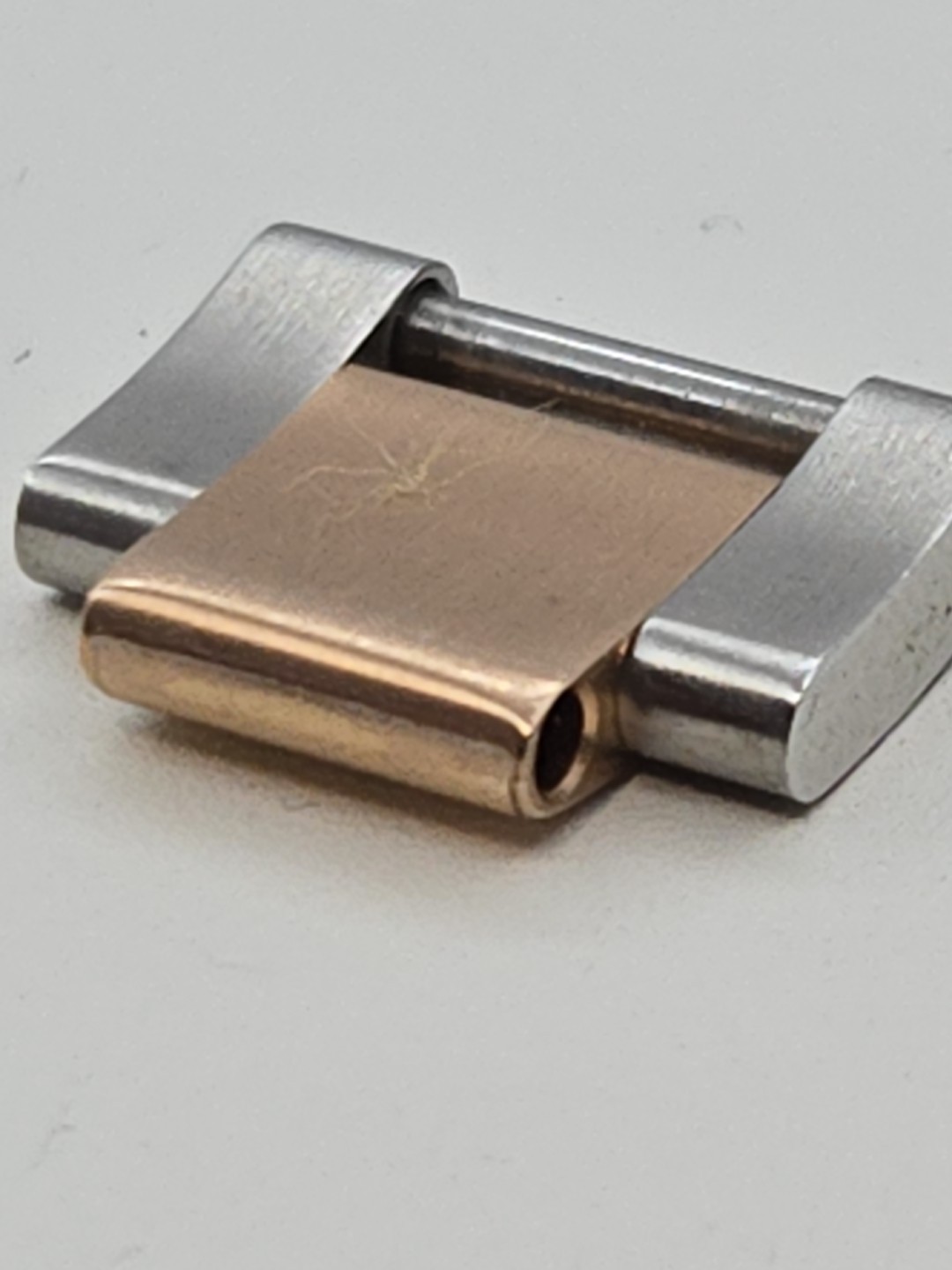 Rolex Oyster Link ,126711,116241 18k Rose Gold, Stainless Steel, 15.5mm , NOS