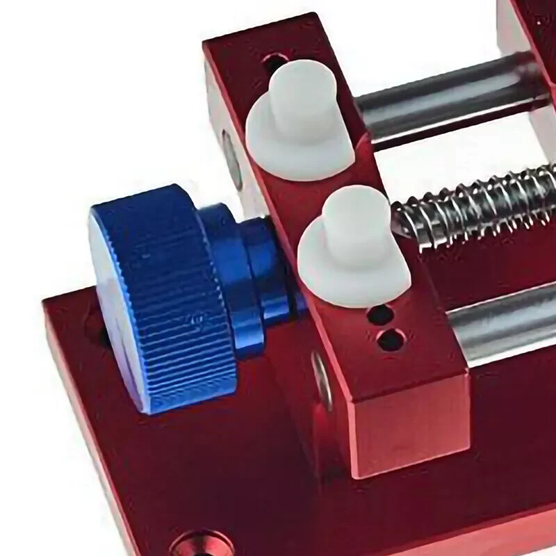 Stainless Steel Large Case Vise With Base Watch Holder For Watch Repair Metal