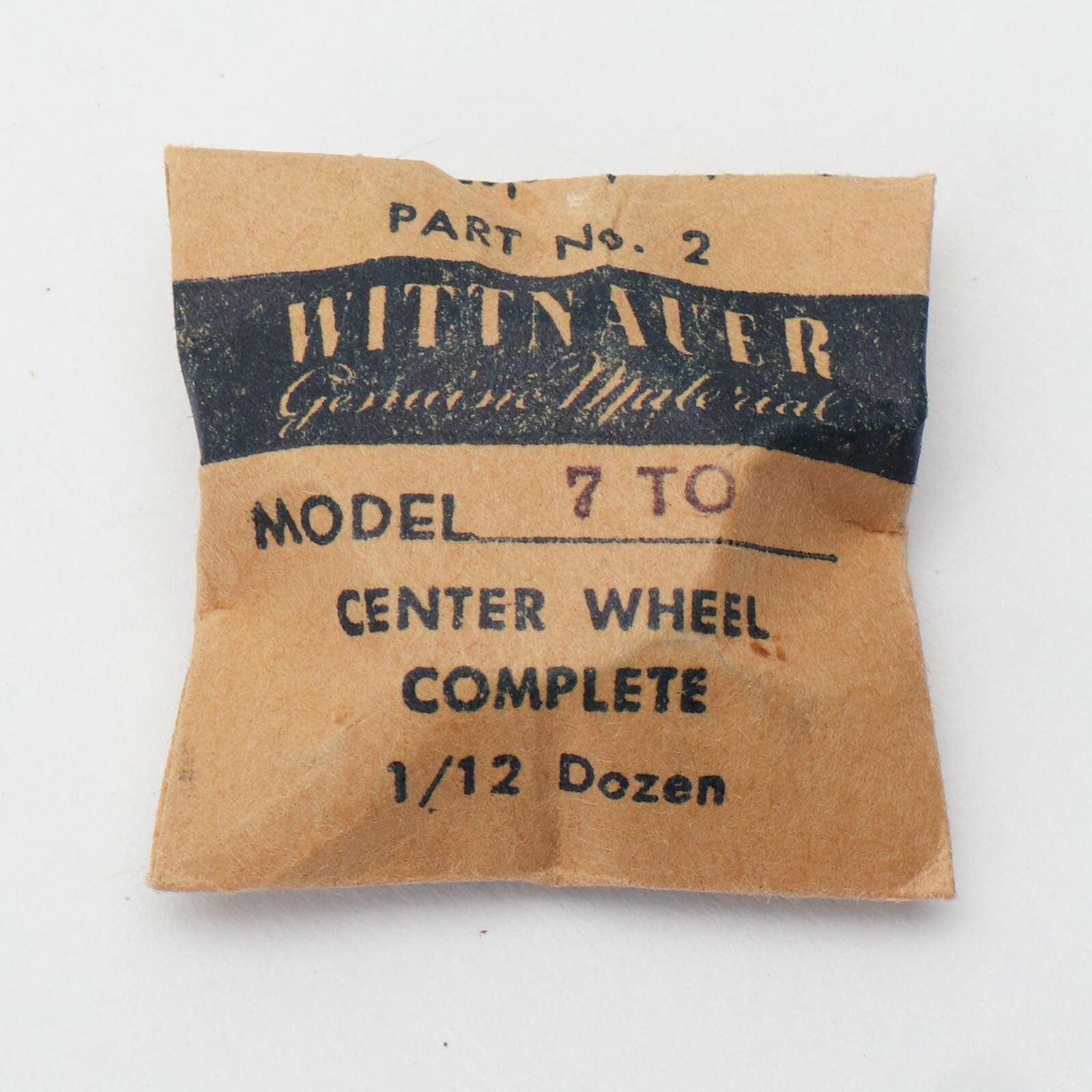 NOS Wittnauer Cal 7TO Watch Part #201 Center Wheel New Old Stock (C16D22)